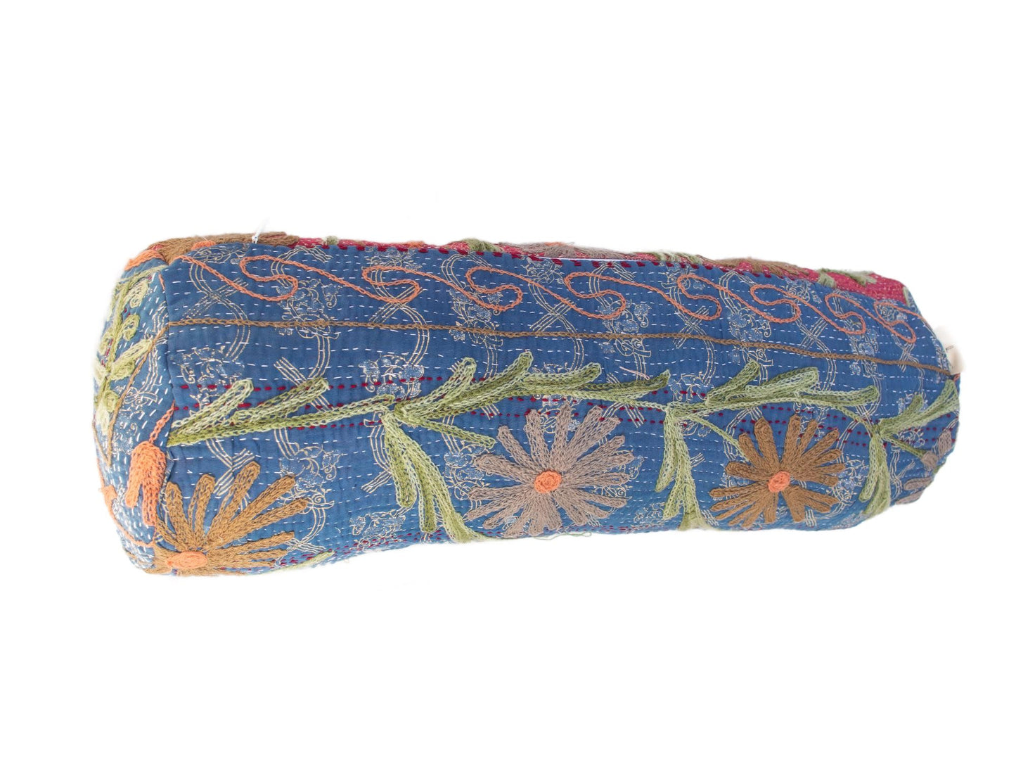 Suzani Bolster kussen  Ø20X6