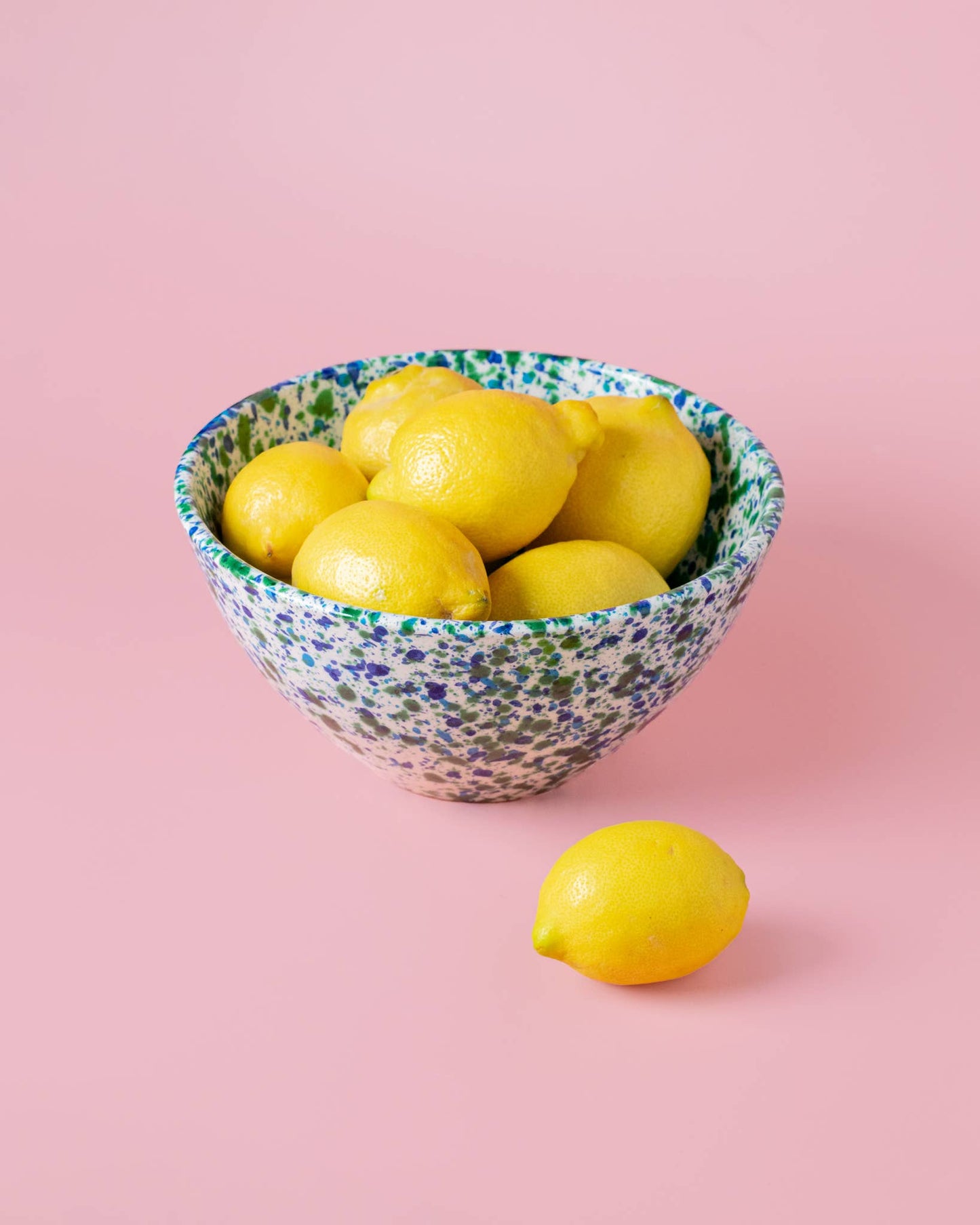 Large Modern Ceramic Salad Bowl / CORAL Blue