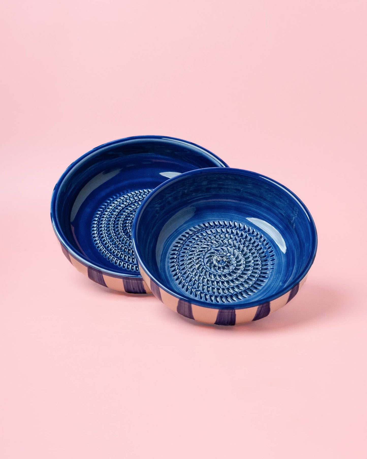 Medium Pottery Grater Bowl for Kitchen & Home Decor