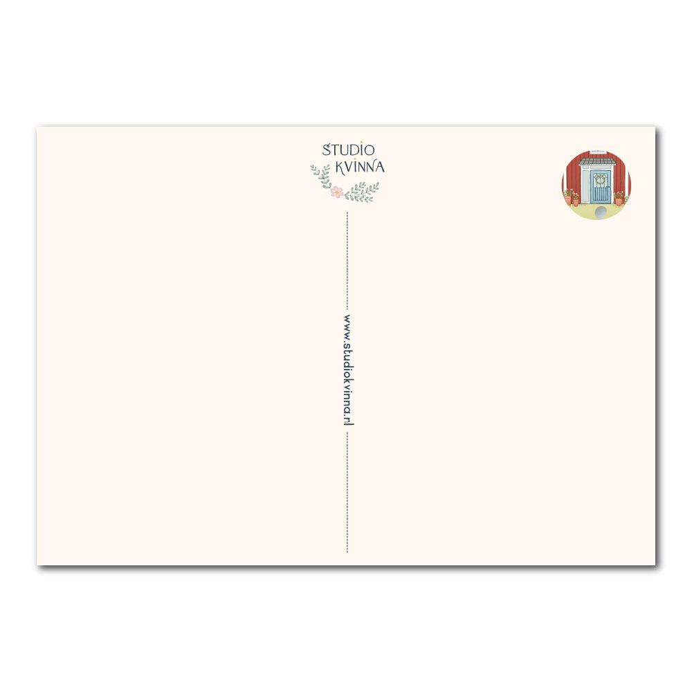 Swedish house | Postcard