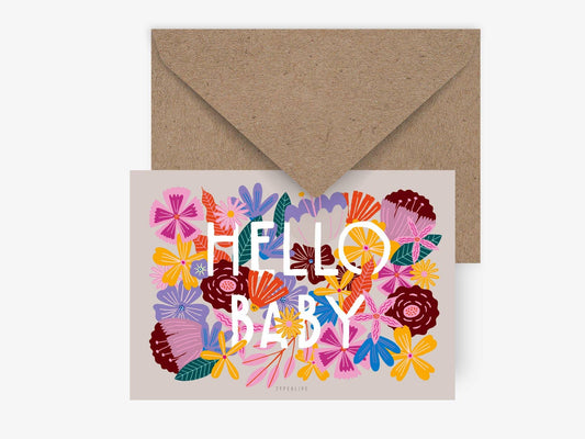 Postcard/Bloomy baby