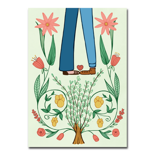 Garden of love | Double card with envelope