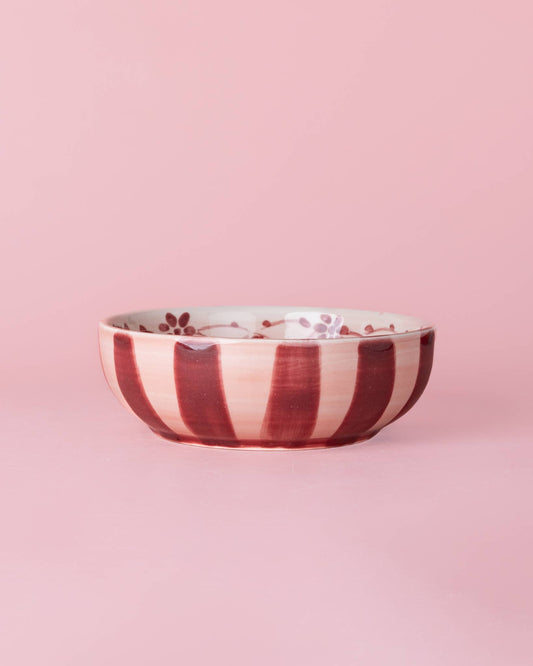 Ceramic Garlic Grater Plate - Medium Pink