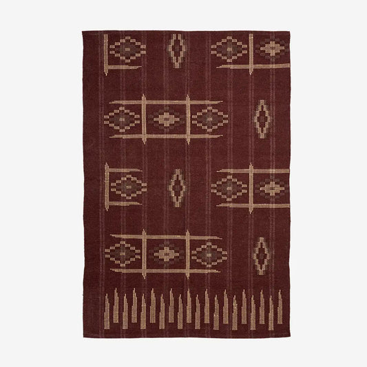 Handwoven cotton rug