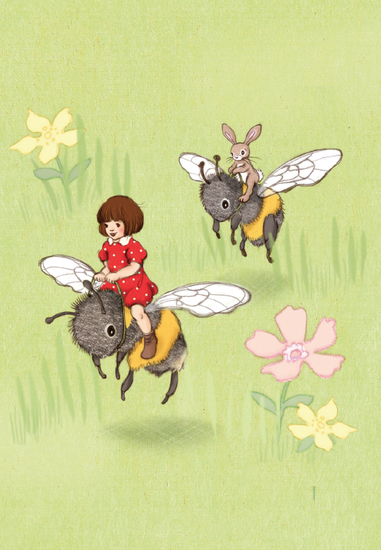 Postcard Bee Adventure