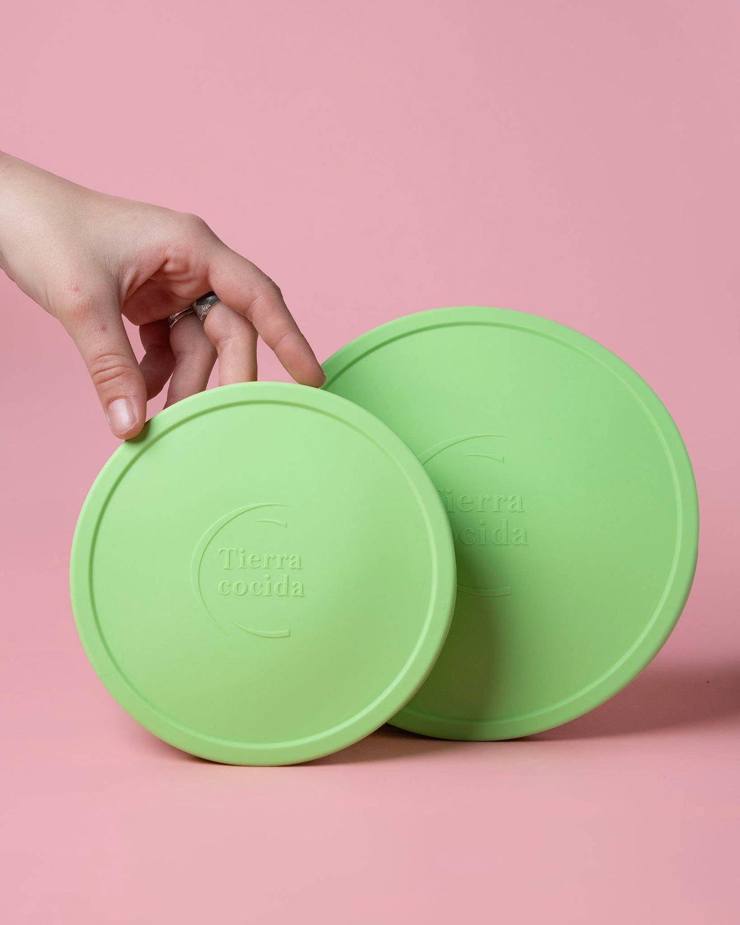 Reusable Silicone Food Covers – BPA-Free, 2 Sizes, 3 Colors: Rose / Medium