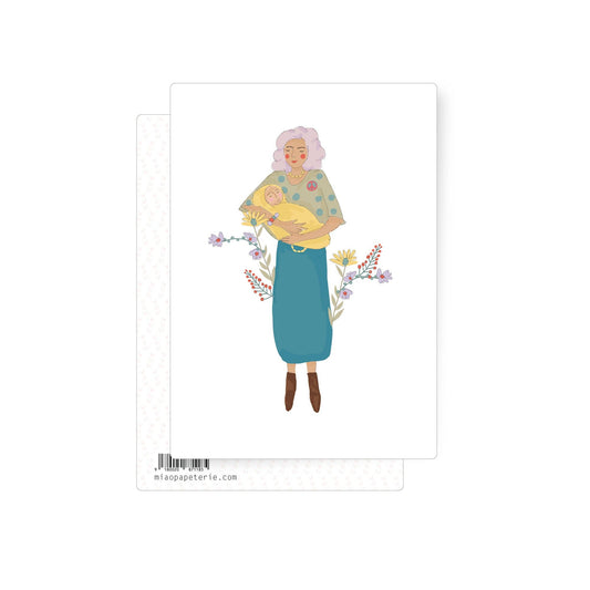 Mum | postcard: With envelope and cellophane cover