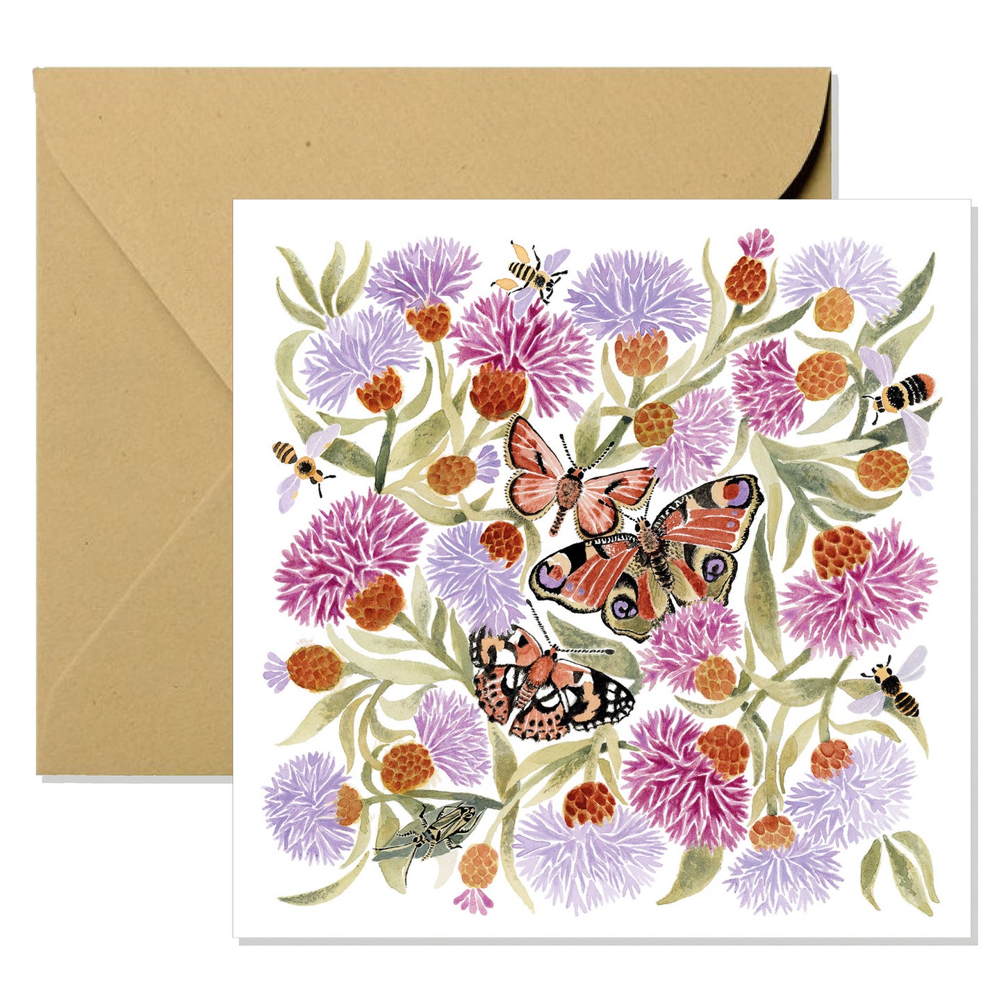 Greeting card - Knapweed