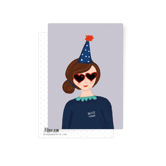 Love Mama | Postcard: With envelope and cellophane cover