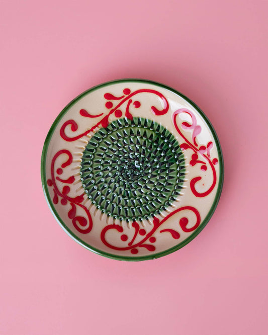 Small Handmade Ceramic Plate Grater/Alhambra
