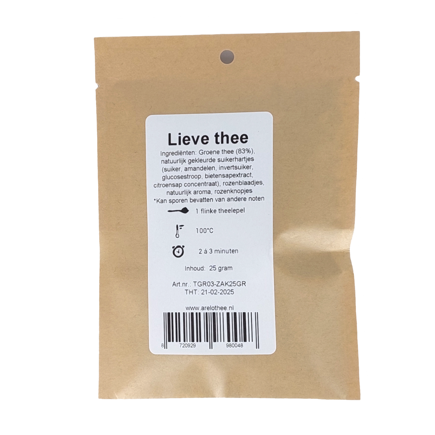Lieve juf thee - zakje 25 gram