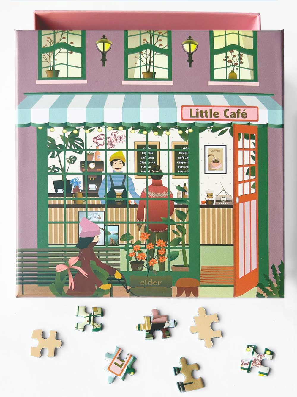 LITTLE CAFE - JIGSAW PUZZLE - with 150 pieces