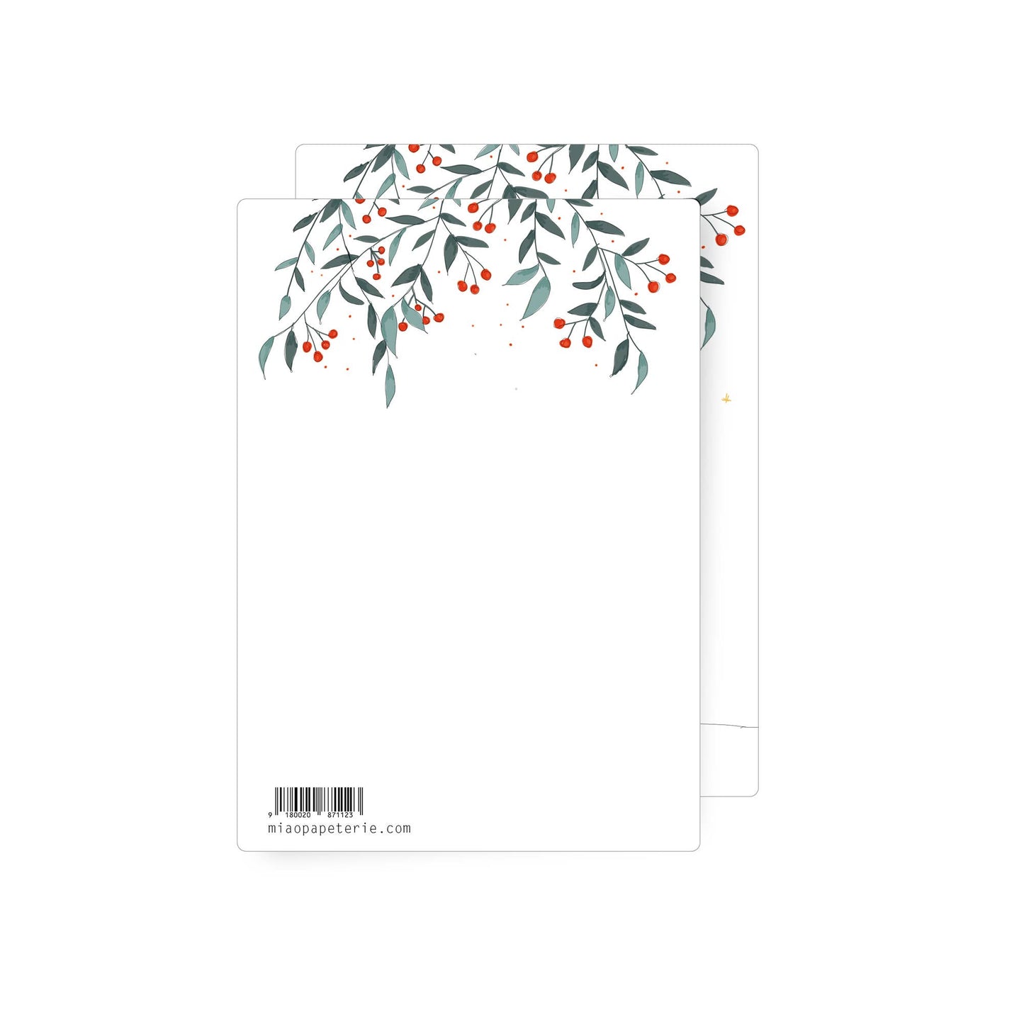 Winter window | postcard: With envelope and cellophane cover
