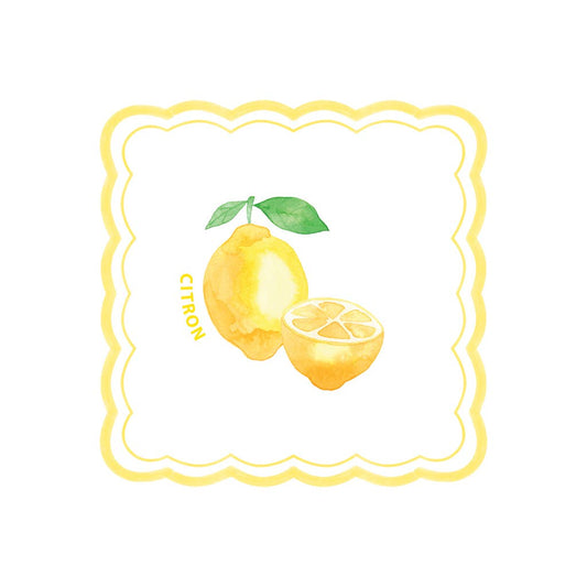 Strawberry lemon paper napkin x20