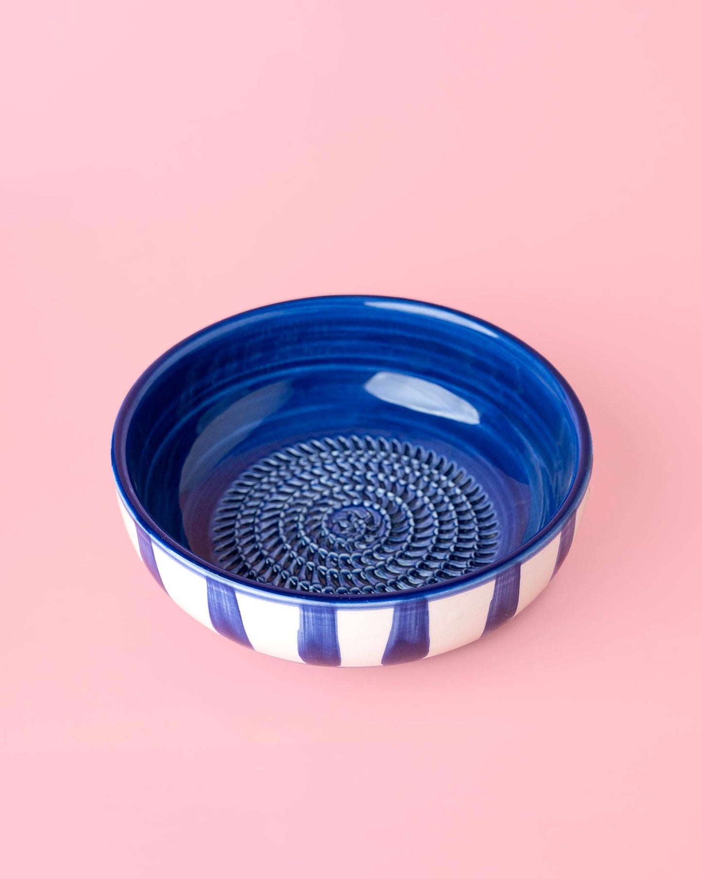 Medium Pottery Grater Bowl for Kitchen & Home Decor