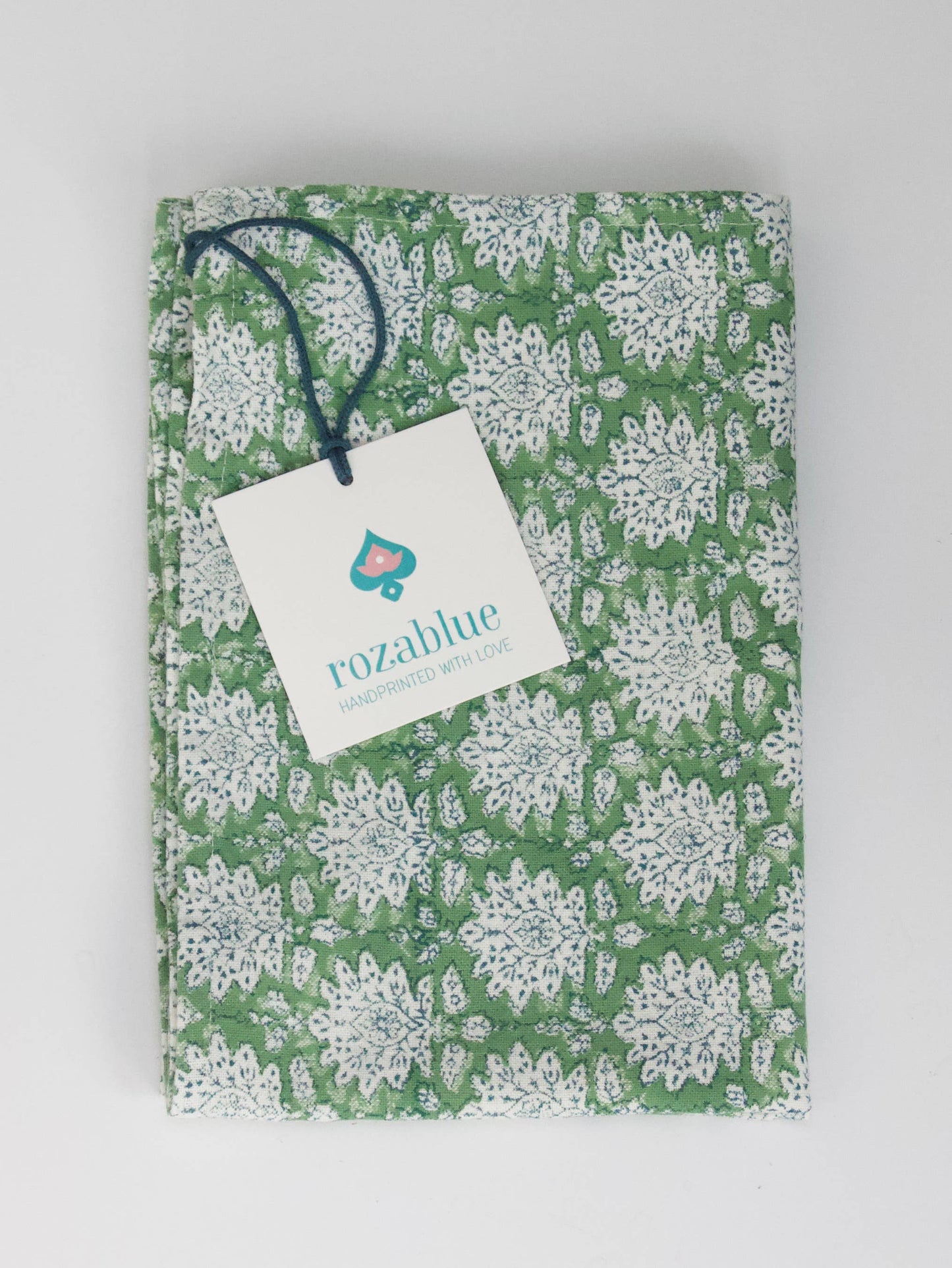 Handmade dishcloth Breezy green 100% cotton