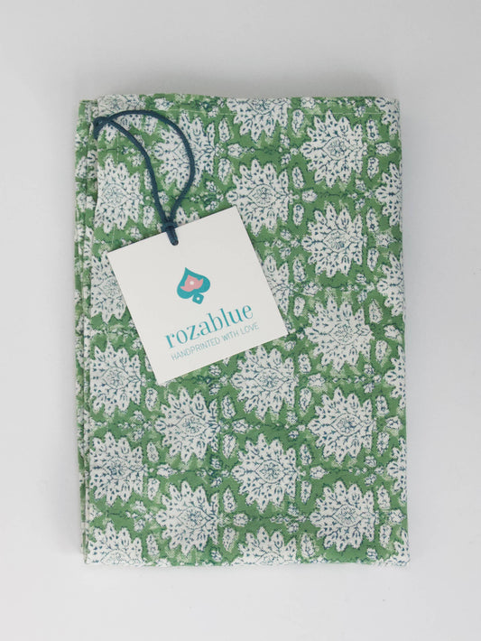 Handmade dishcloth Breezy green 100% cotton