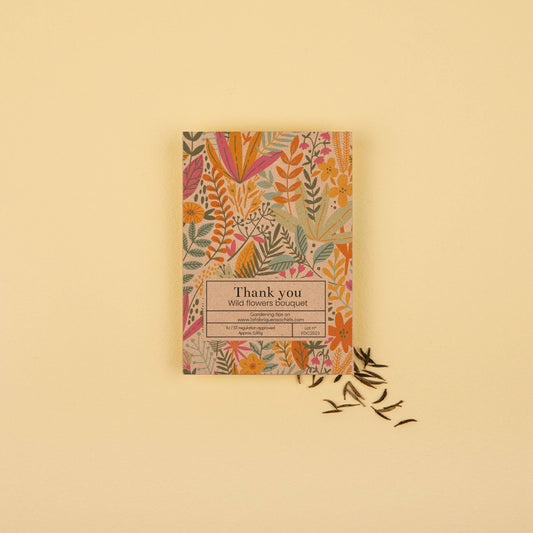 Thank you - Wildflower seed packet