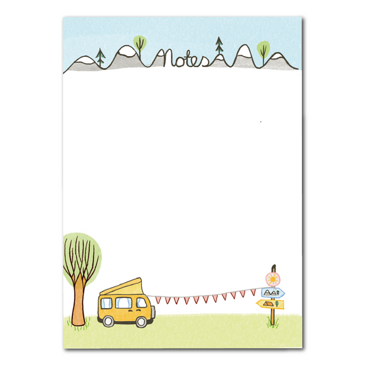 Camping notepad A6
