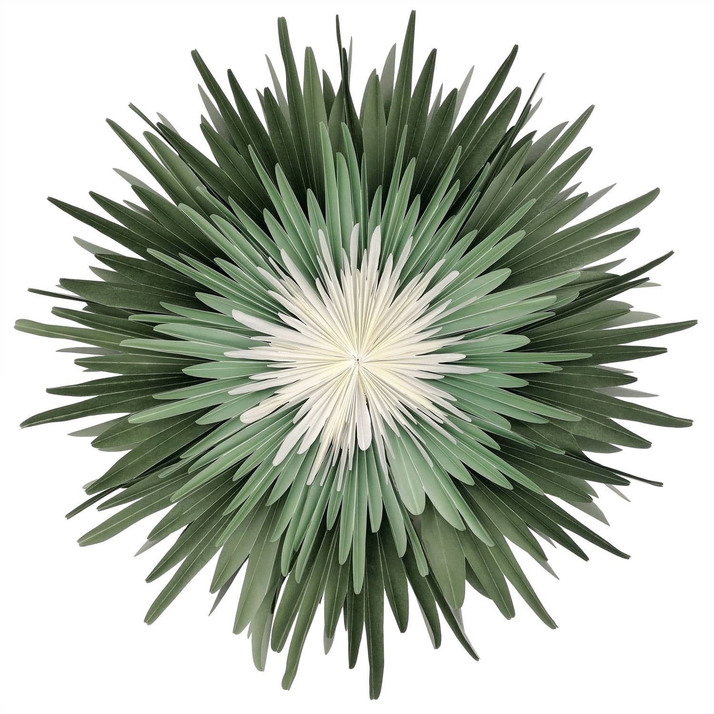 Stella-Dalia, green-mint-white parchment paper 60 cm