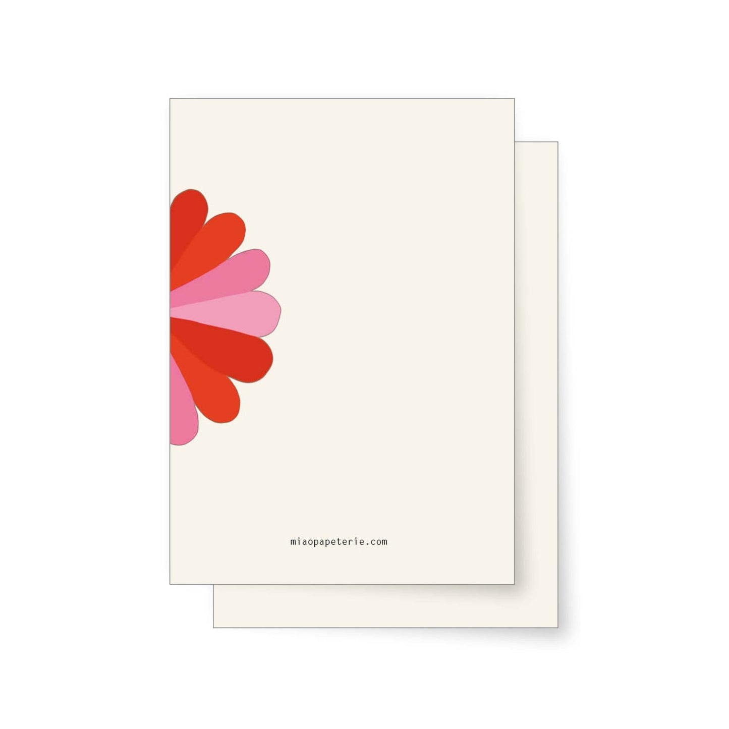 Flower Heart | Folded Card