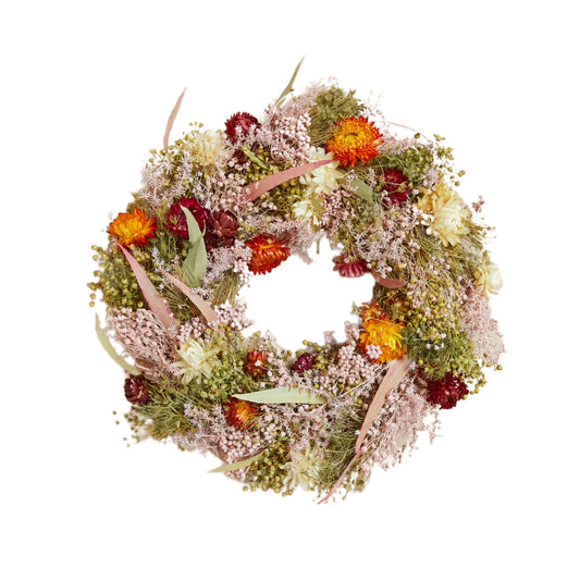 Dried Flowers Wreath Multi: Small