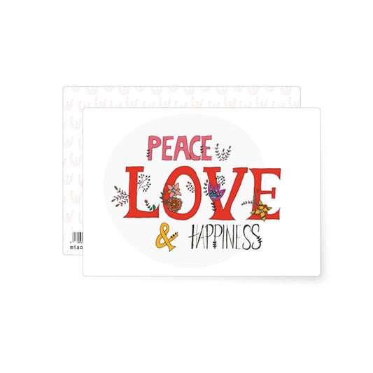 Peace | Postcard: With envelope and cellophane cover