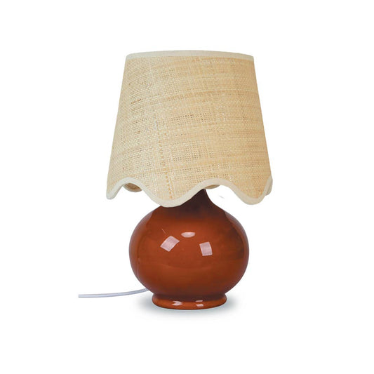 Victoire brown lamp D21 H32cm