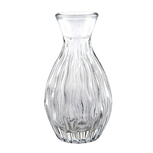 Vaas Ø 6x11 cm Glazen vaasje