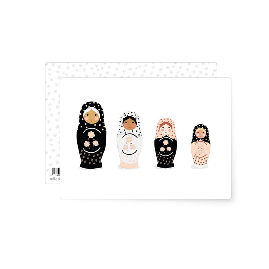 Babushka | postcard: With envelope and cellophane cover