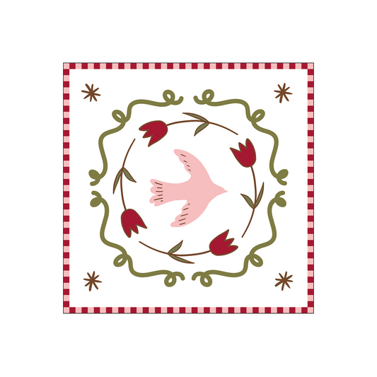 Pink dove paper napkin x20