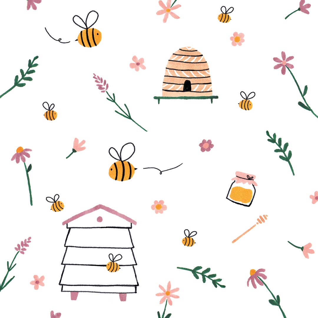 Honey Bees Postcard