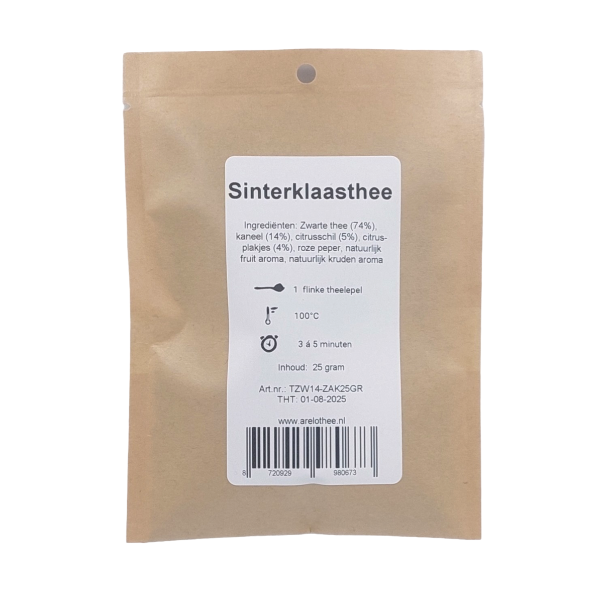 Sinterklaasthee zakje - 25 gram
