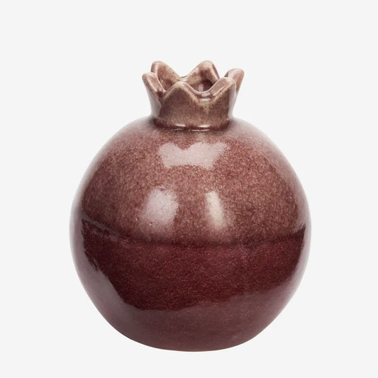 Stoneware vase - Maroon