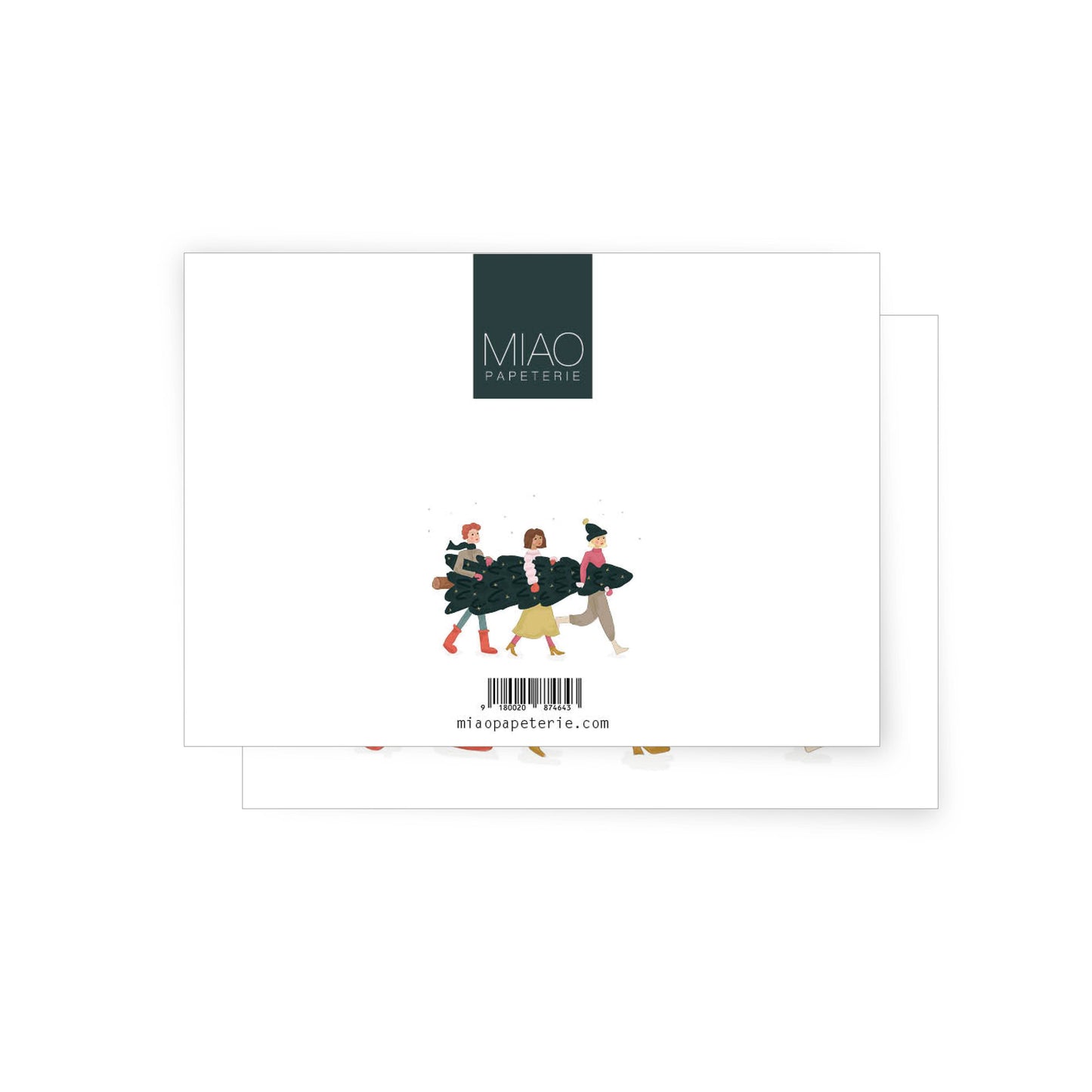 Three with a Christmas Tree | Folded Card