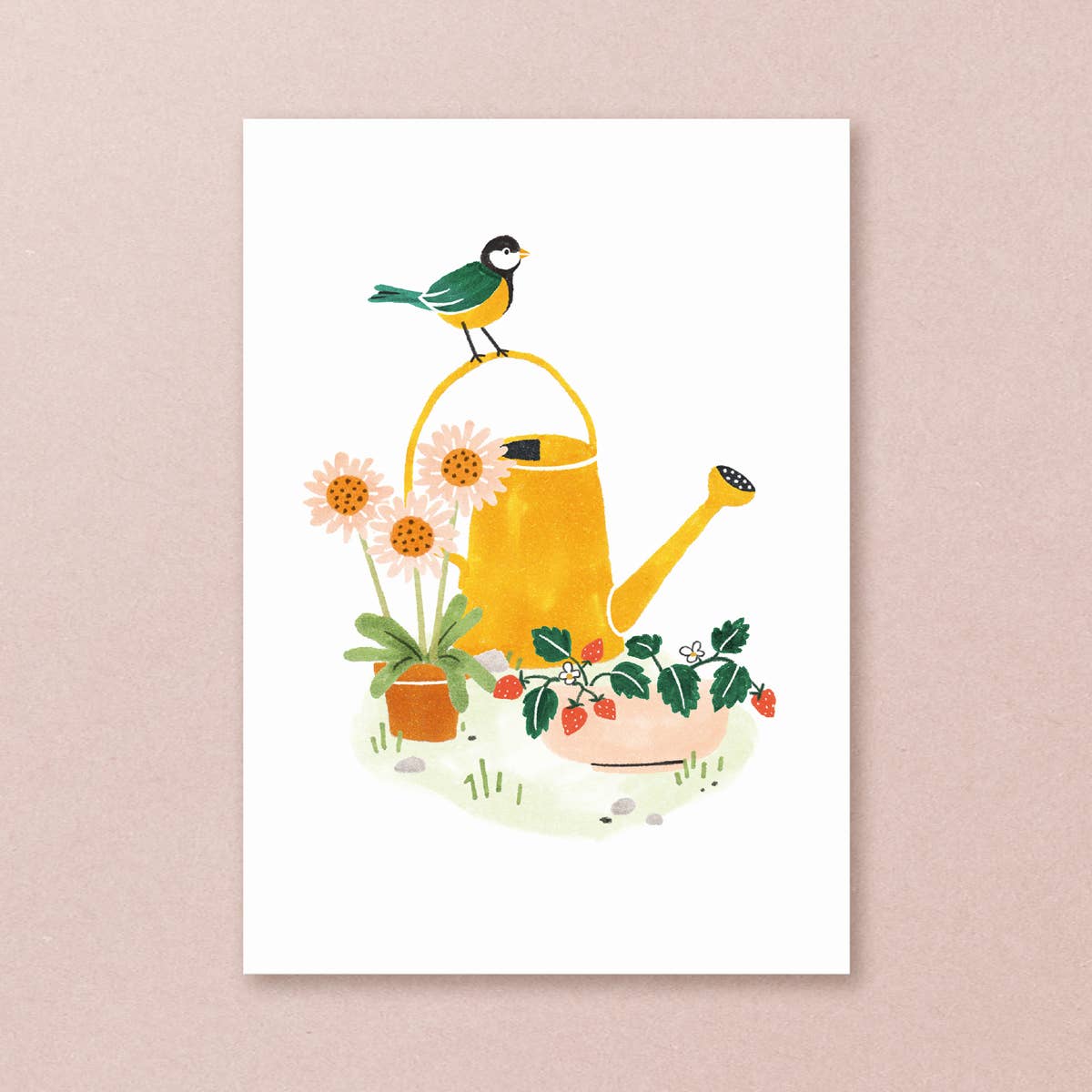 Postcard Great Tit