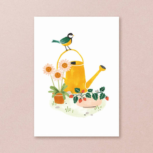 Postcard Great Tit