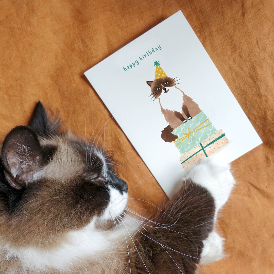 Cat Birthday Card