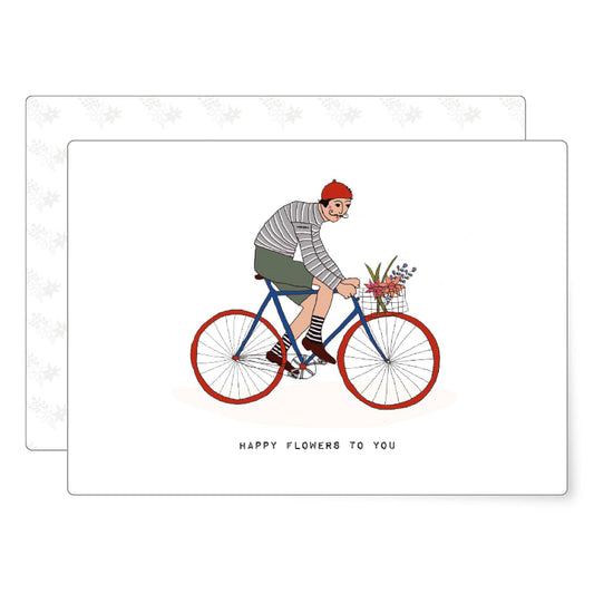Cyclist | Postcard: With envelope and cellophane cover