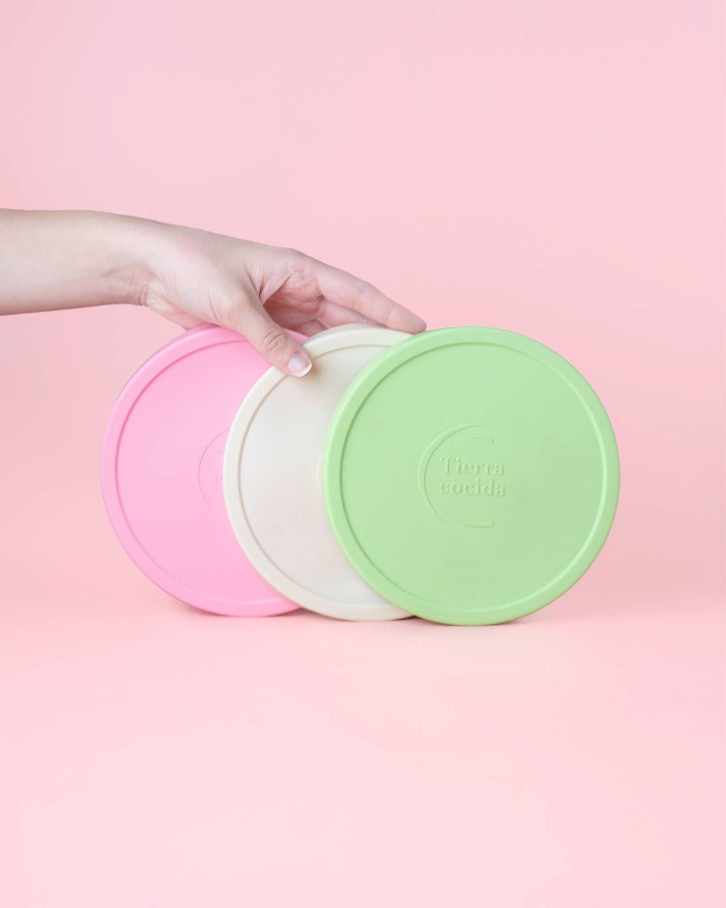 Reusable Silicone Food Covers – BPA-Free, 2 Sizes, 3 Colors: Rose / Medium