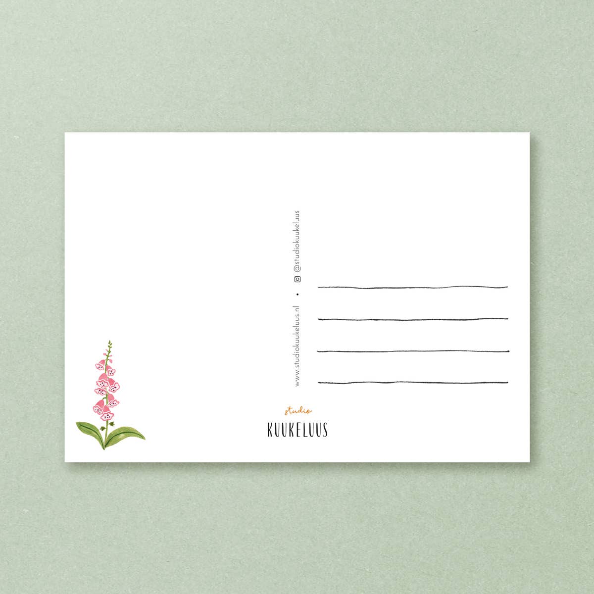 Postcard fox