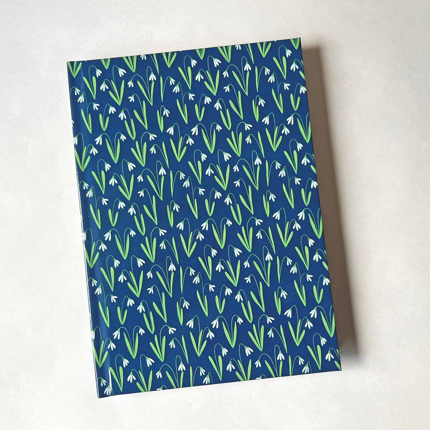 Notebook with snowdrops | A5: Blank
