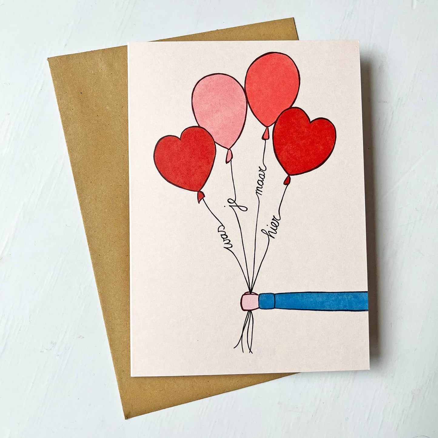 If only you were here | Double card with envelope