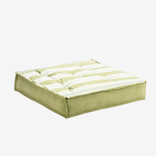 Striped cotton sitting pad