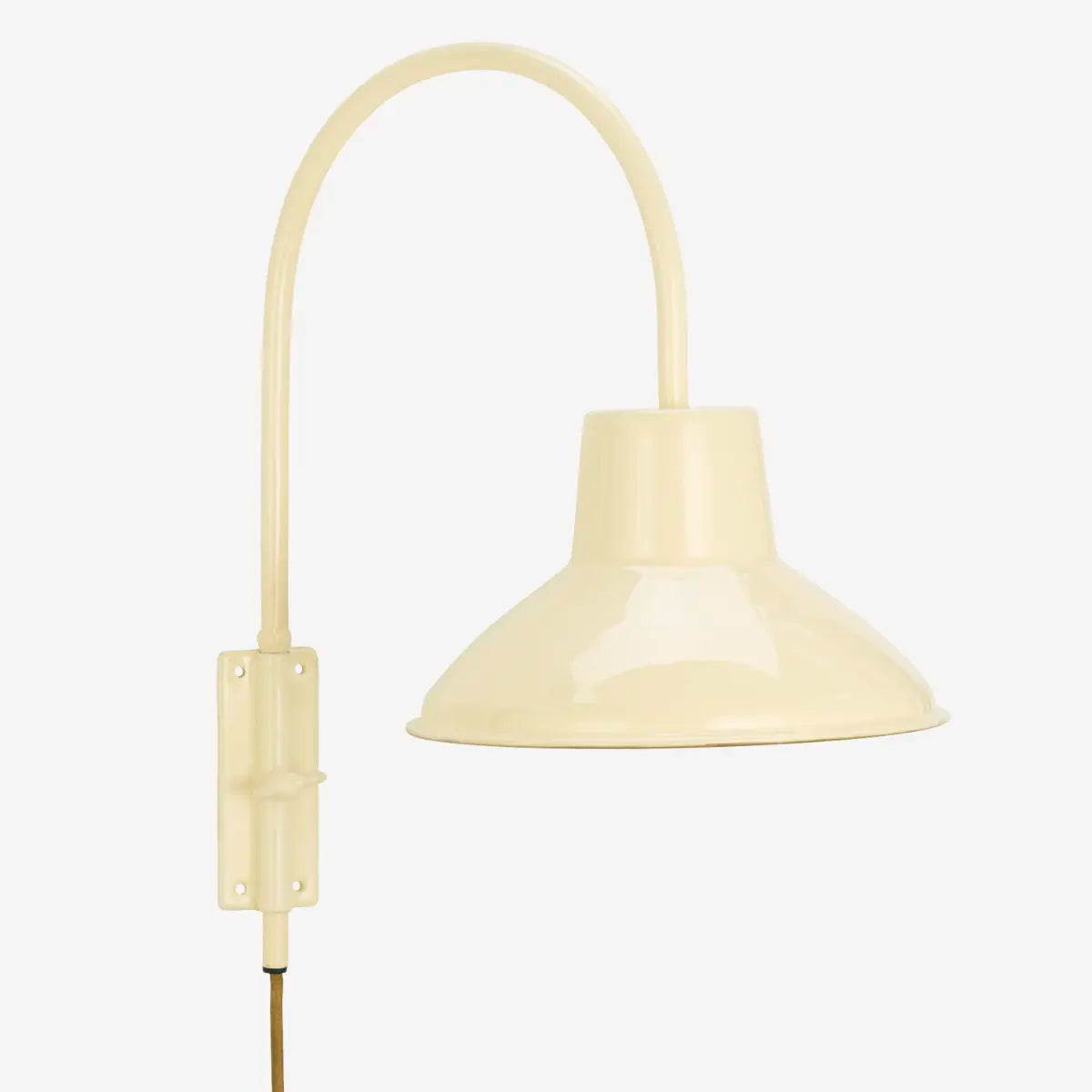 Enamel wall lamp botergeel
