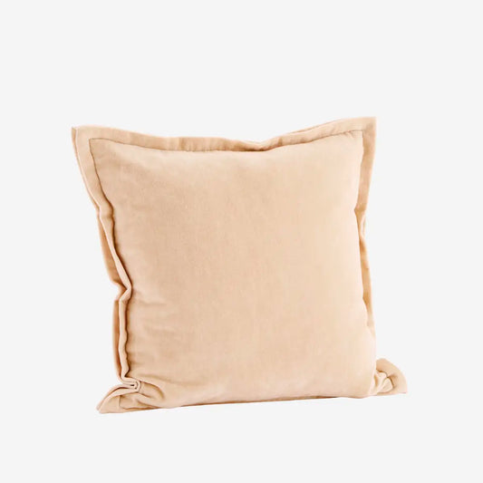 Velvet cushion - cotton velvet - Baby rose