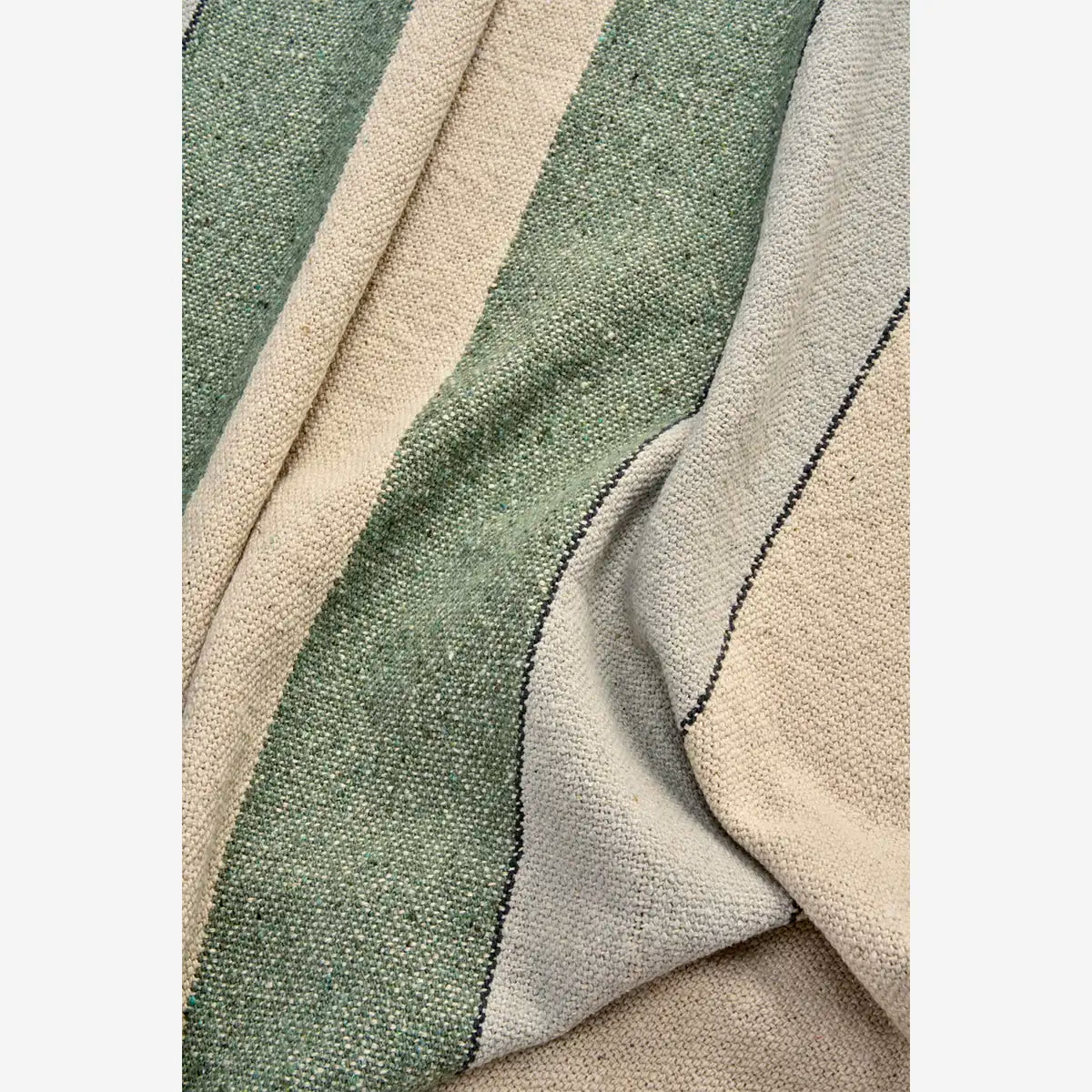 Recycled cotton throw