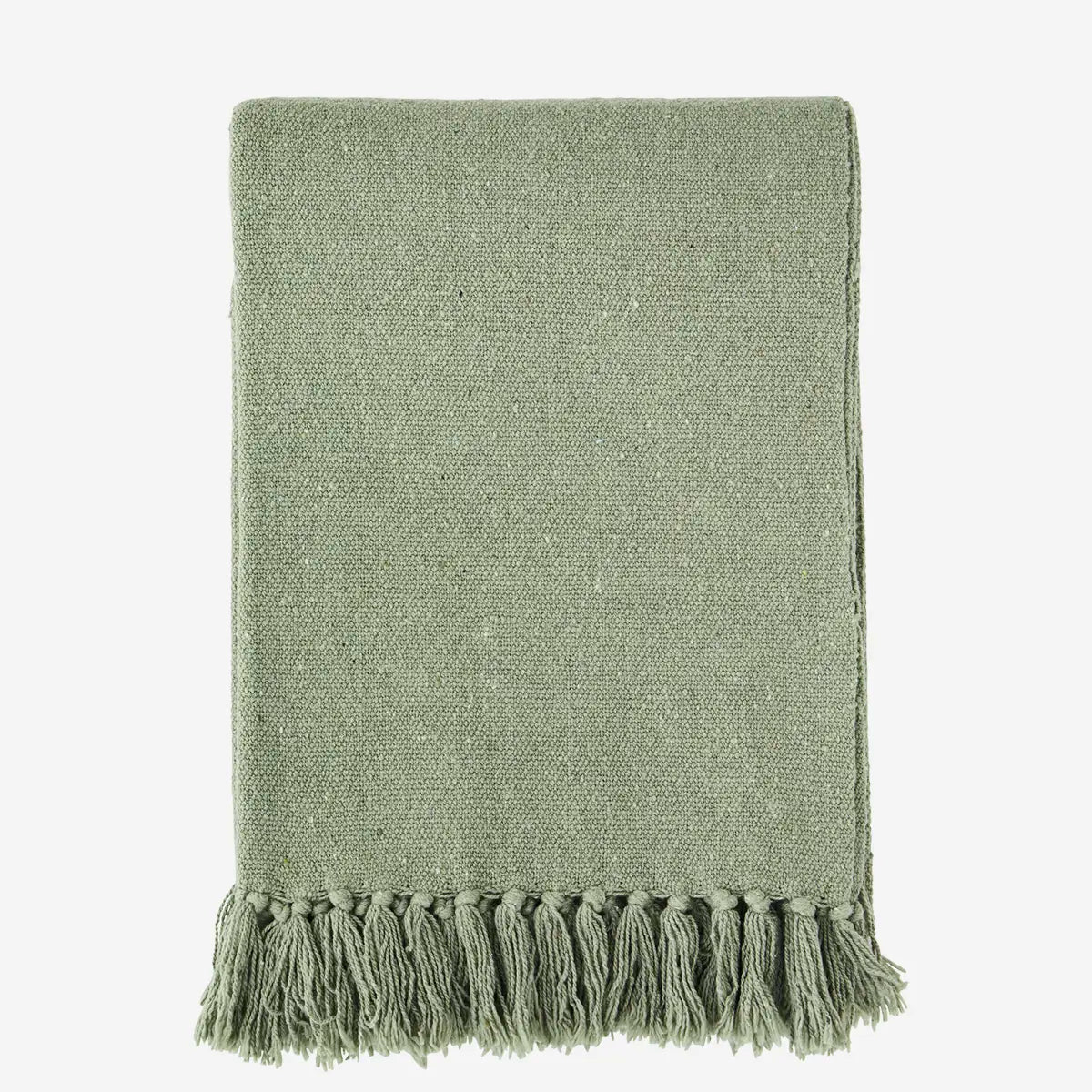 Recycled cotton throw