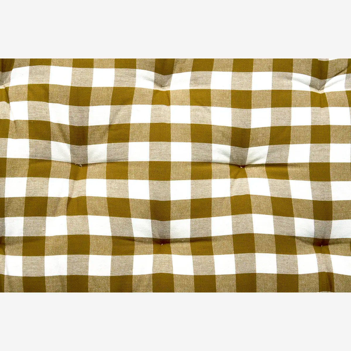 Checked cotton mattress