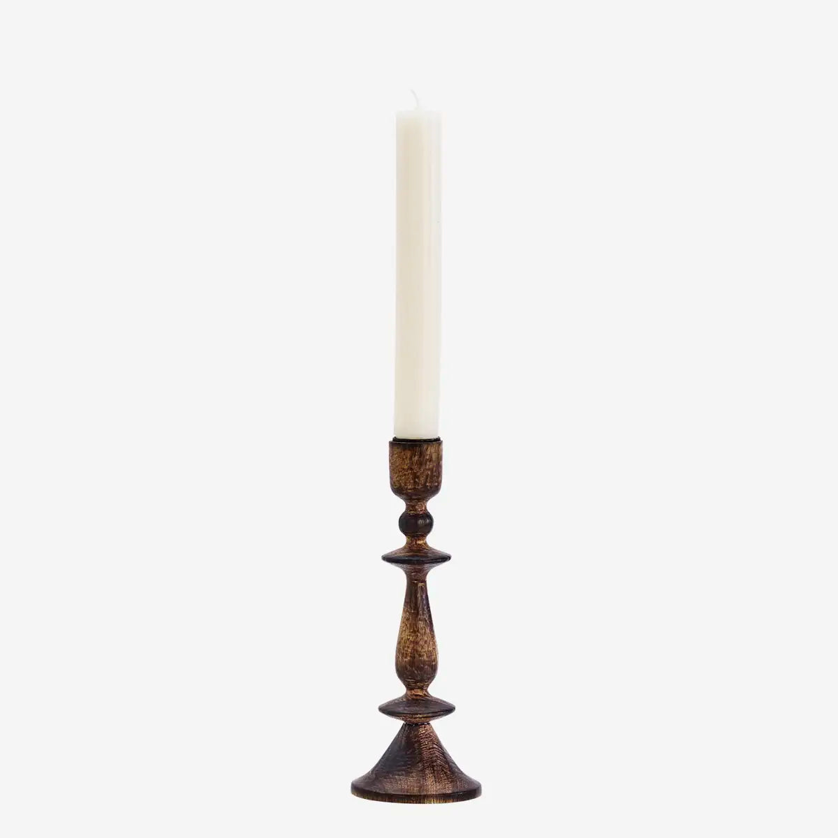 Wooden candle holder